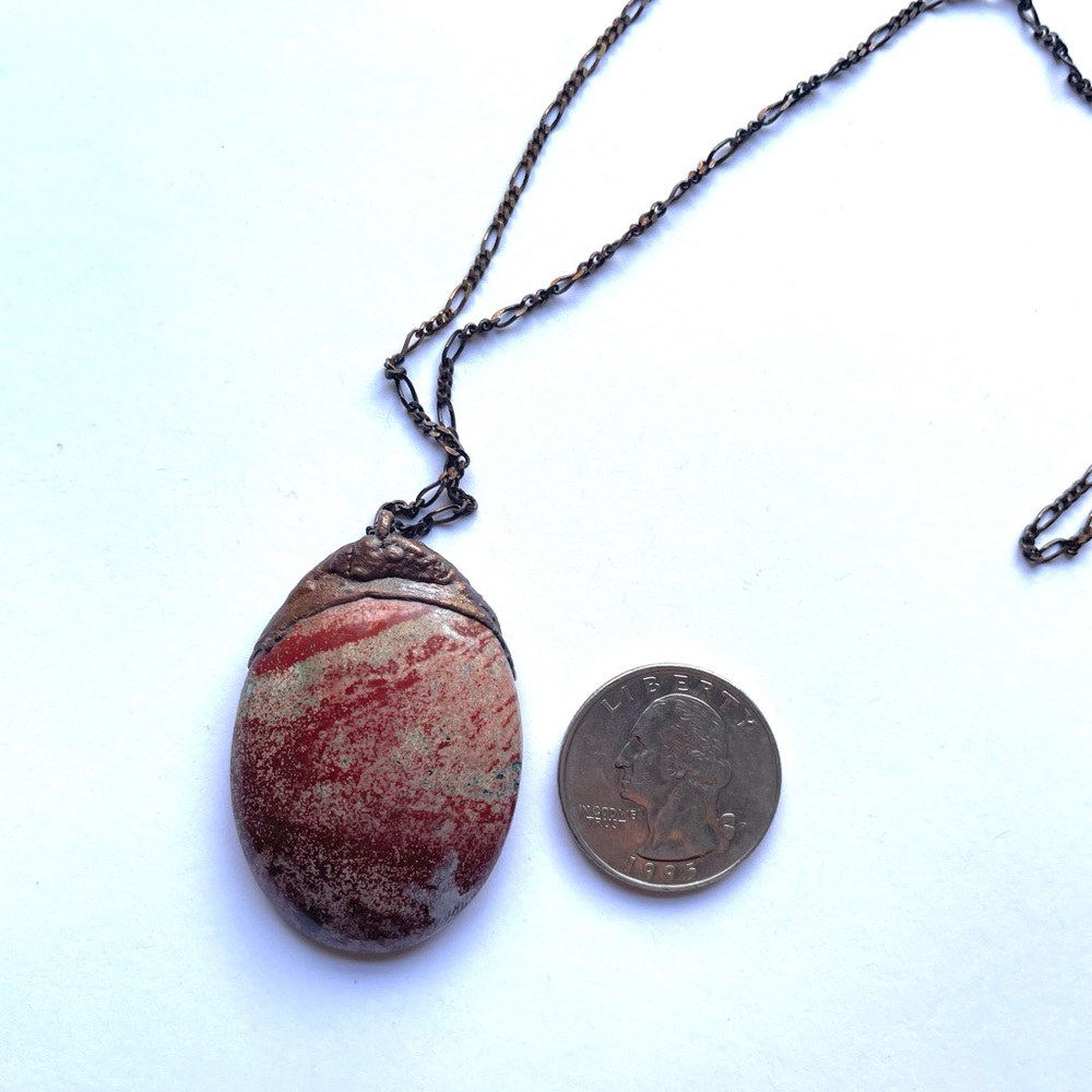 Copper Red Jasper Necklace